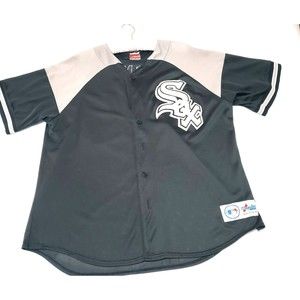 Rare Vintage 90s Majestic Chicago White Sox  Frank Thomas 35 Jersey Mens XL Sewn